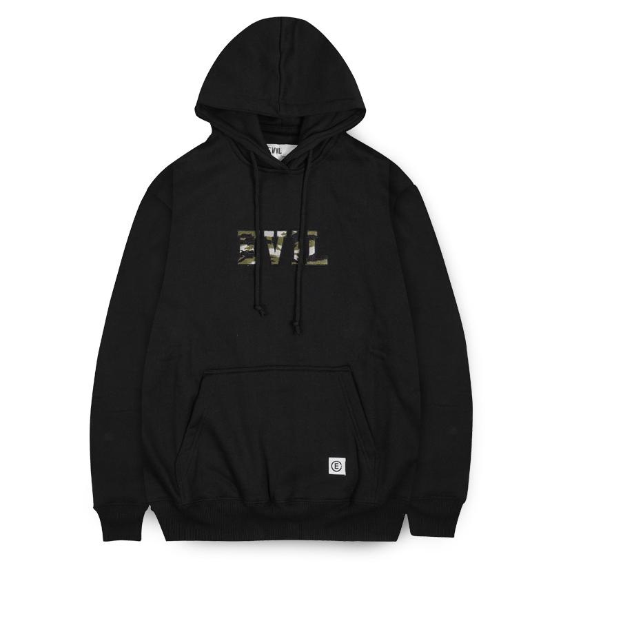 Harga Murah.. EVIL HOODIE - TOWER CAM BLACK