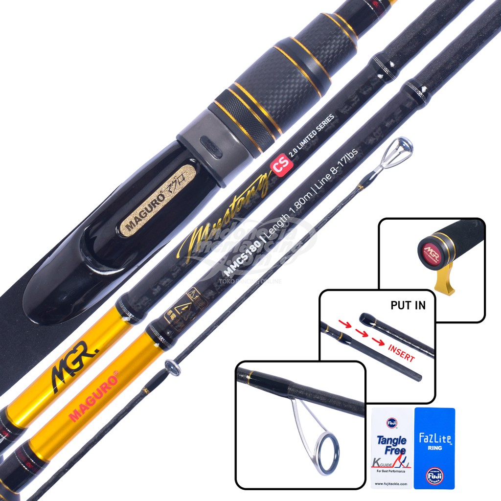 Joran sambung 2 Maguro Mustang CS Limited Series