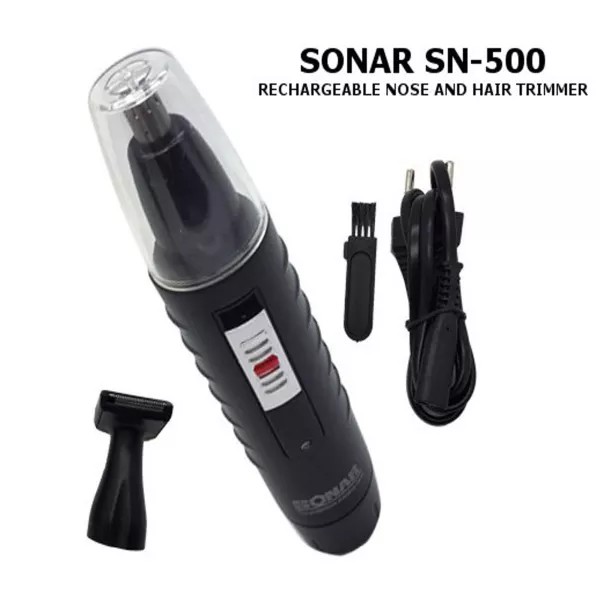 Sonar Alat Cukur Bulu Hidung SN-500 Pencukur Kumis Jenggot Cas