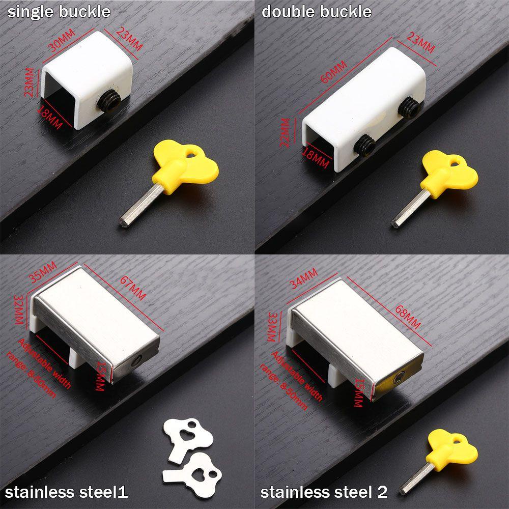 TOP Sliding Window Locks Aluminum Alloy Child Protection Baby Safety Window Stoppers