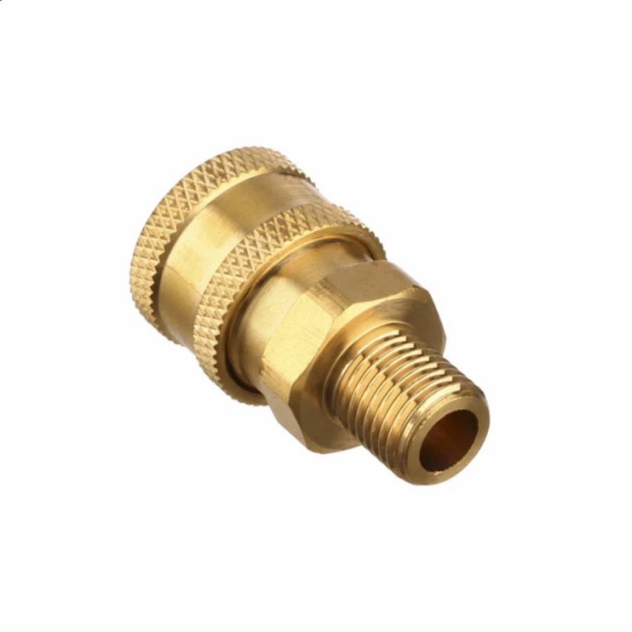 sambungan 1/4 inch female quick connect &amp; M14 male thread 1pc