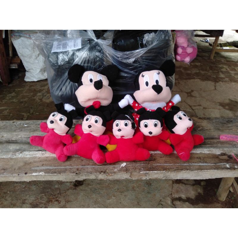 Boneka Mickey Minnie mouse beranak