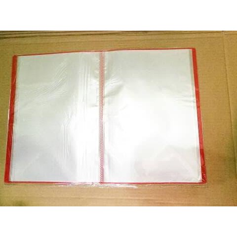 

FREEONGKIR Clear Holder 60 Lembar Folio F4 Folder One / Map Document Plastik AP295