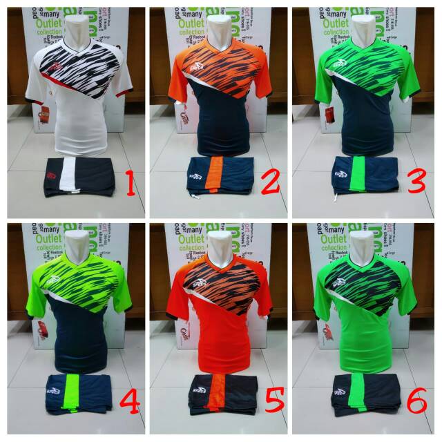 Jersey Sepak Bola Setelan Baju Futsal Kaos Bola Jersey Bola