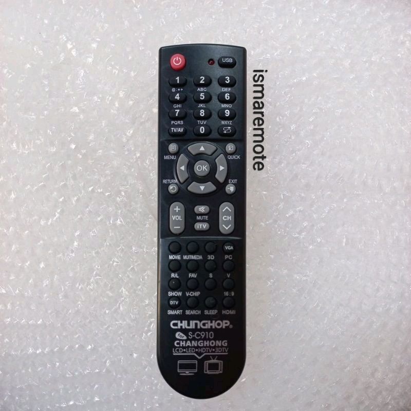 REMOTE REMOT TV CHANGHONG LCD LED MULTI UNIVERSAL