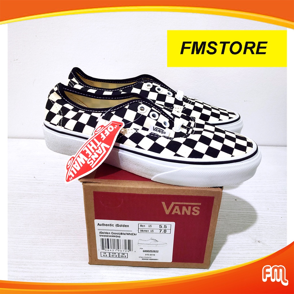 Sepatu Vans Authen Mix Checker Import  DT BNIB /  Urban Sneakers Skateboard