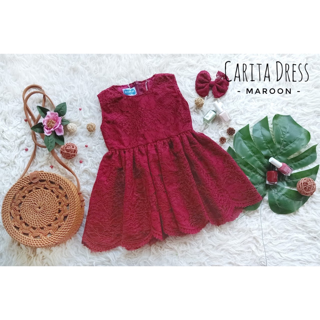 Dress Carita Anak Unik/Gaun Pesta Anak/Dress Anak