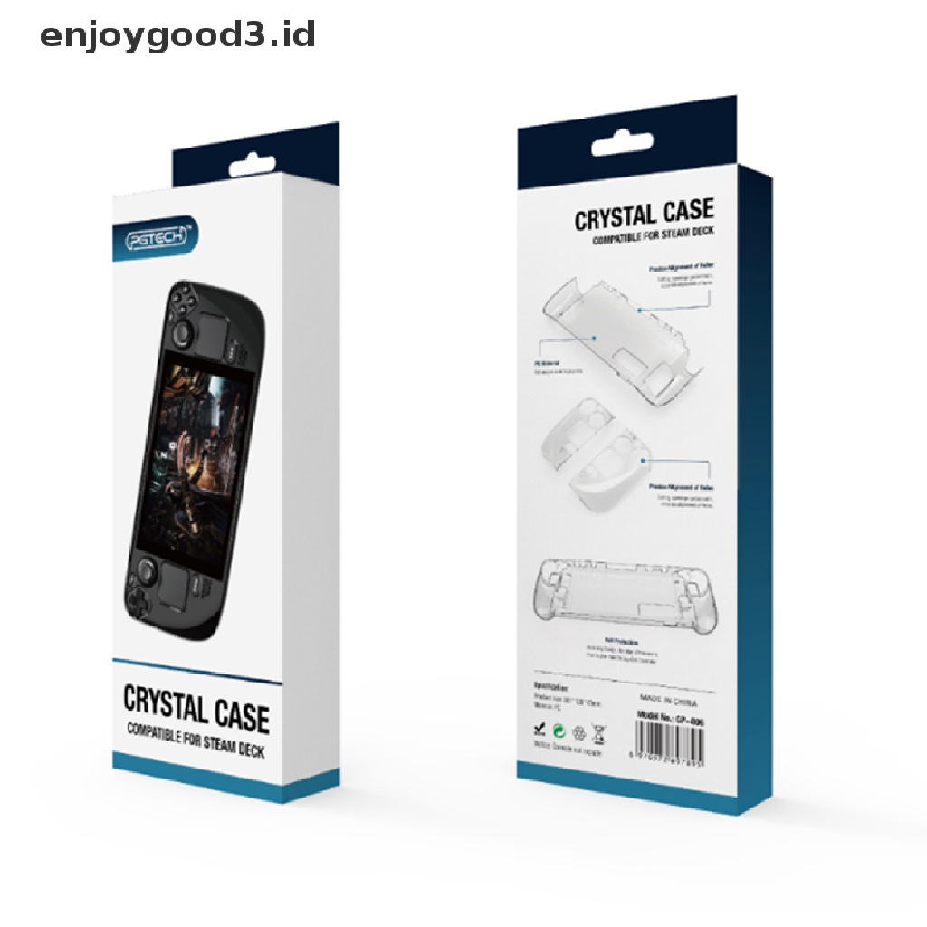 (Rready Stock) Casing Hardcase Transparan Untuk Steam Deck