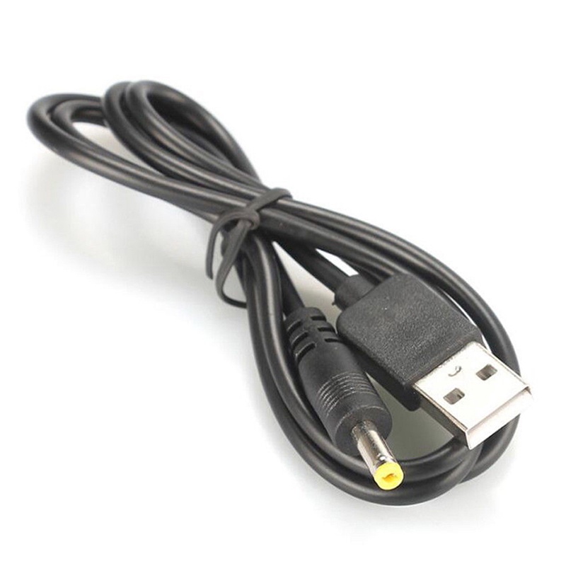 {LUCKID}USB Port to 2.5 3.5 4.0 5.5mm 5V DC Barrel Jack Power Cable Cord Connector Black