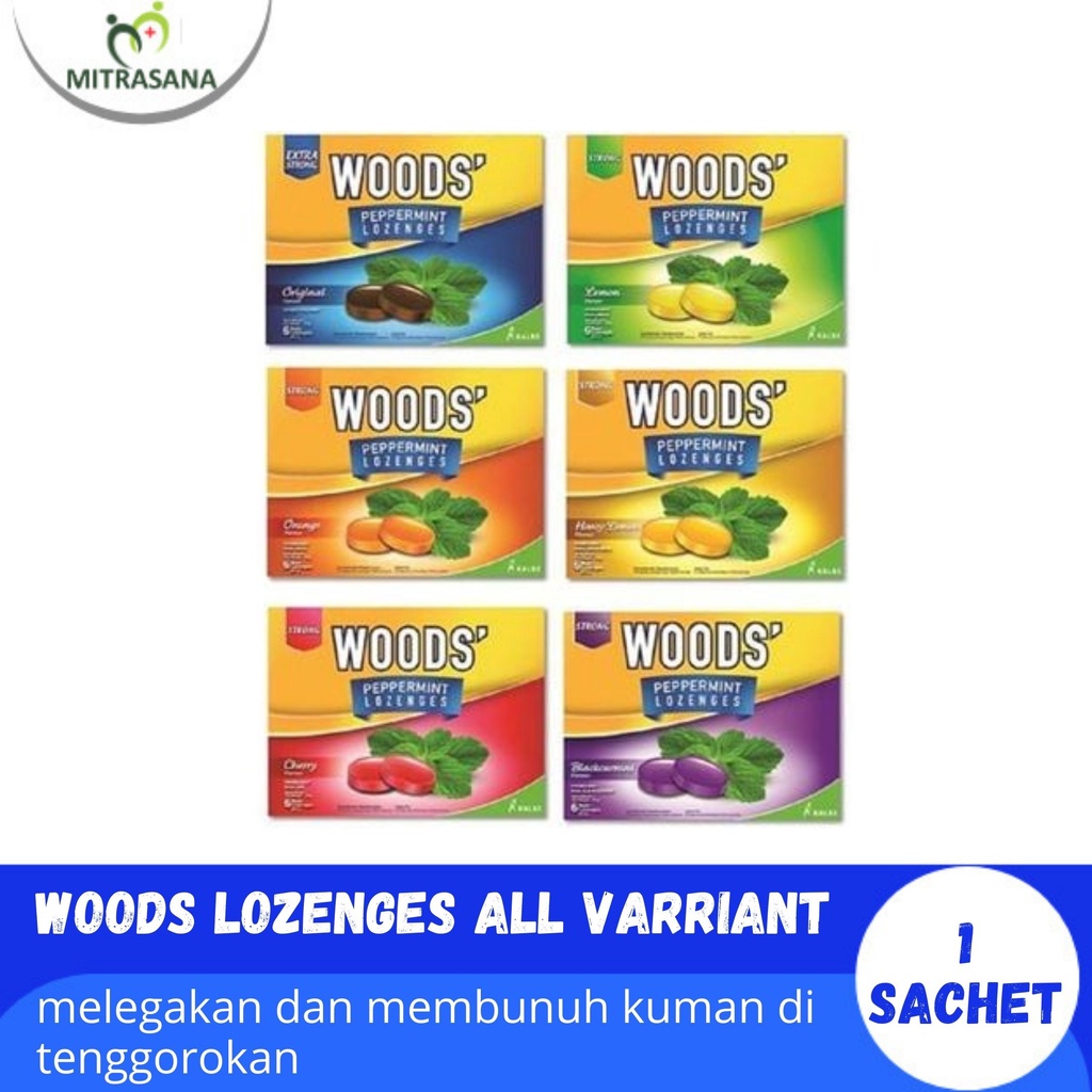 

Woods Lozenges Sachet | Permen Melegakan Tenggorokan | Permen Menyegarkan Pernafasan