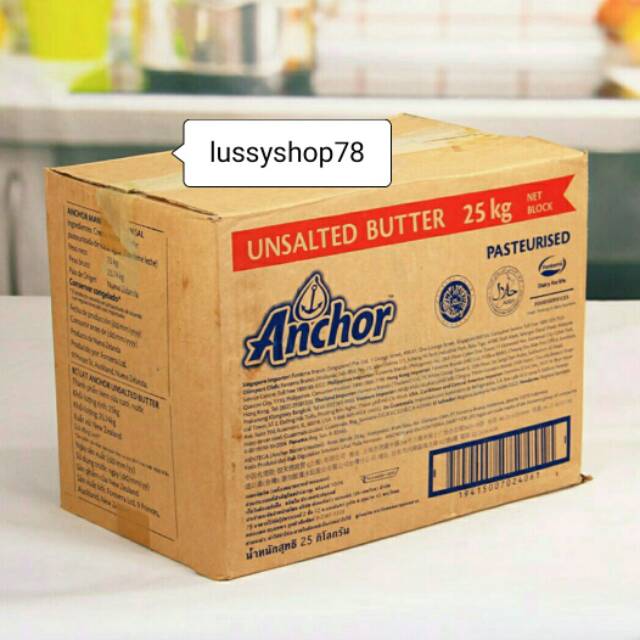 Butter ANCHOR  UNSALTED MPASI  25kg