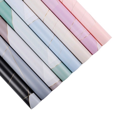 

(5 LEMBAR) Flower Wrapping / Kertas Bunga / Paper Cellophane SYMETRIC LINE