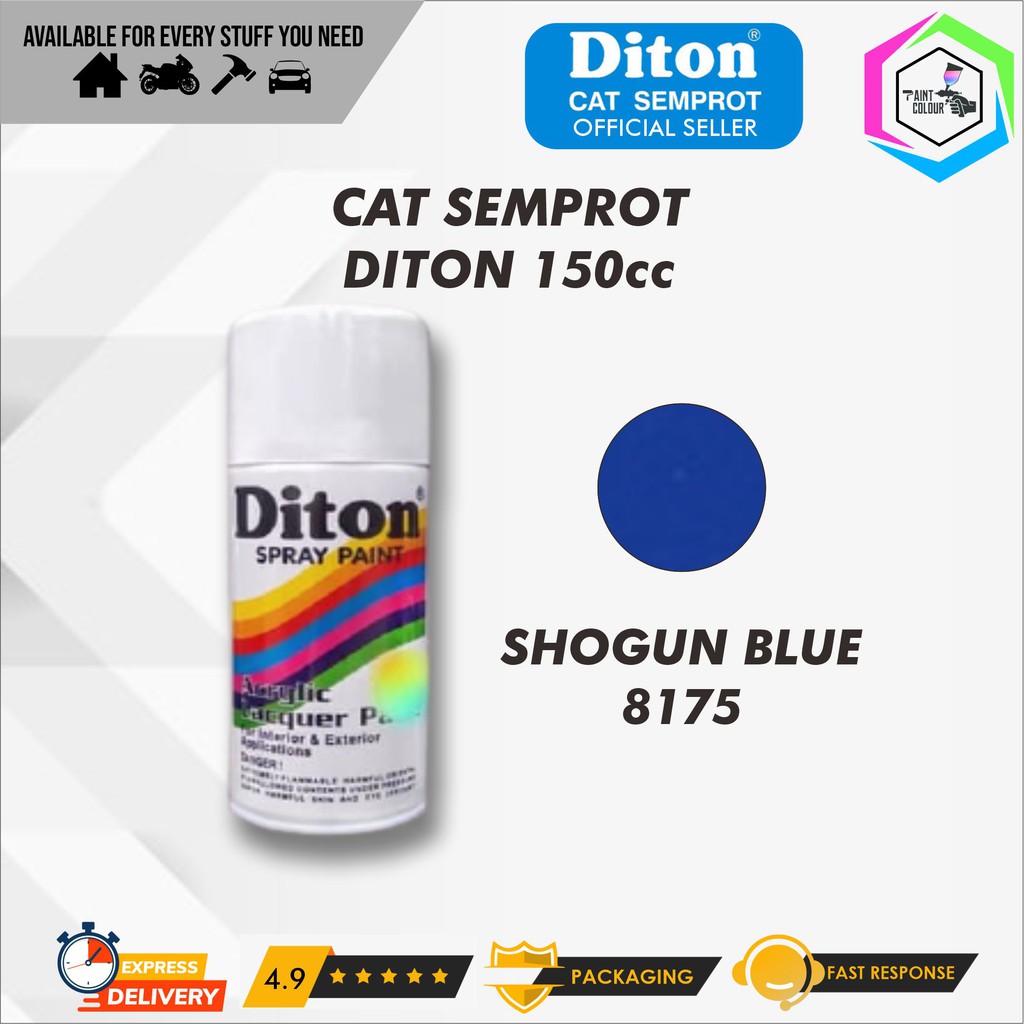 Diton Cat Semprot/Pylox/Motor/Helm/Gundam 150cc - 8175 Shogun Blue