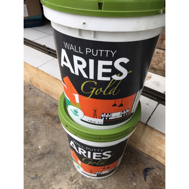 Plamir dempul tembok Aries Gold Avian 25 kg