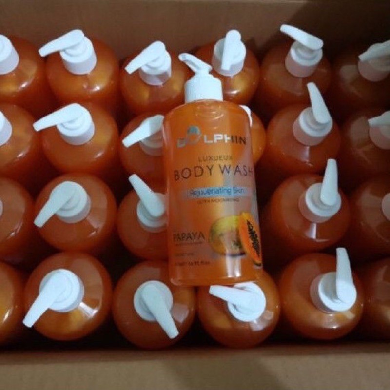 sabun dolphin pepaya pemutih badan