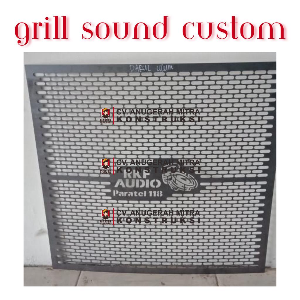 Grill Sound System Tutup Ram Besi Lubang