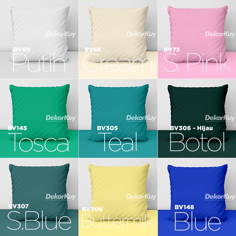 DK - Sarung Bantal Sofa / Sarung Bantal Kursi Uk.70x70