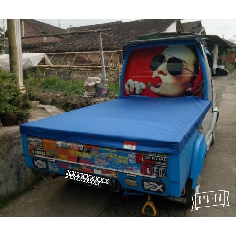 (TERPAL BERWARNA 100%ANTI AIR) terpal bak pick up murah berkwalitas