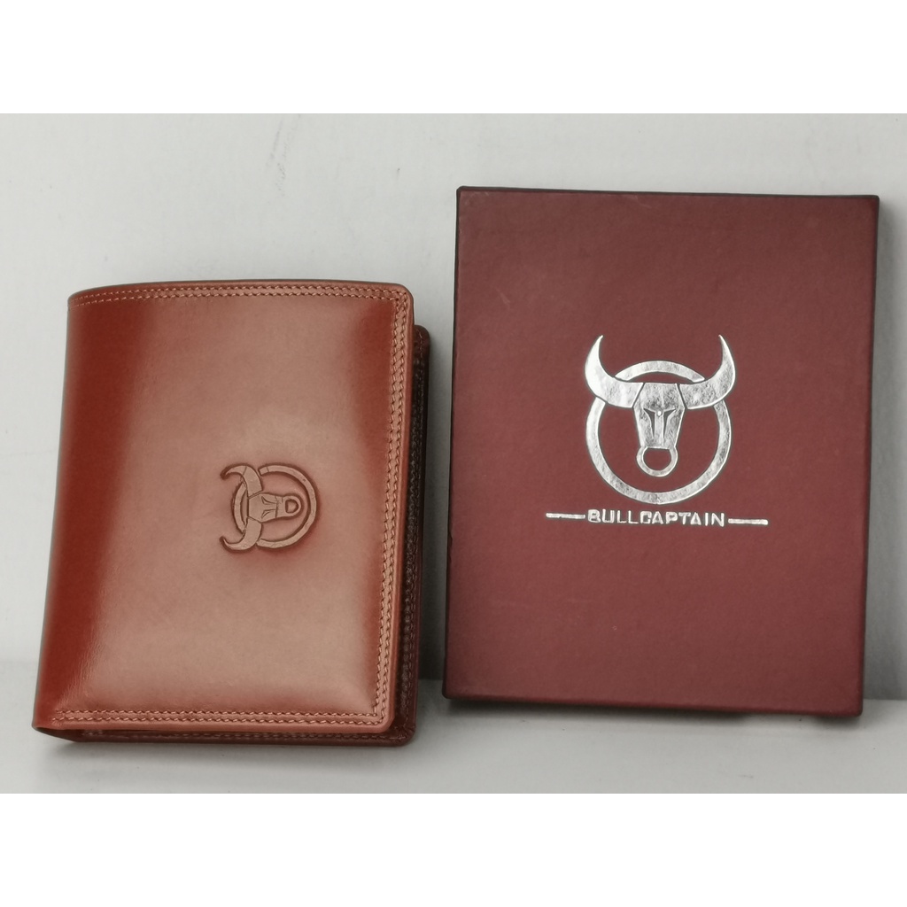 Dompet Full kulit asli PRia berdiri Bulls Pro leather Custom Free grafir nama