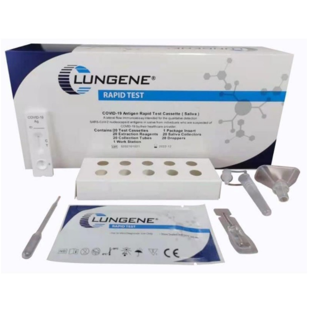 SWAB ANTIGEN LUNGENE CLUNGENE SALIVA LIUR TEST KIT KEMENKES AKL 20 SET/BOX