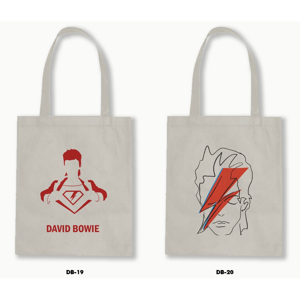 TOTE BAG BLACU - DAVID BOWIE 01