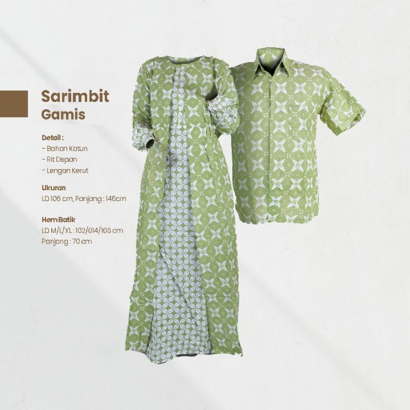 Sarimbit Gamis Batik - NairaBatik