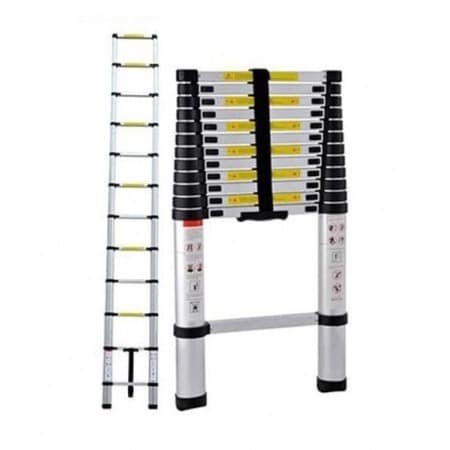 Tangga Lipat Aluminium Teleskopik 4.4M Single Telescopic Ladder Alat A