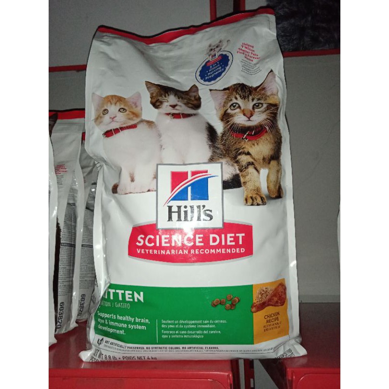 science diet kitten 4kg makanan kucing anakanan  hills science diet