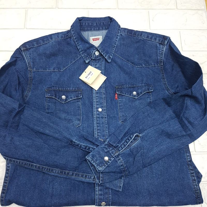kemeja levis import lengan panjang original
