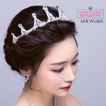 [SIAP KIRIM] MAHKOTA MUTIARA AKSESORIS PENGANTIN CROWN WEDDING WANITA MRW024