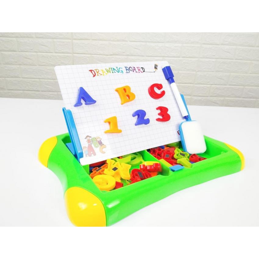 MAINAN EDUKATIF ANAK PAPAN TULIS MAGNETIC LEARNING BOARD