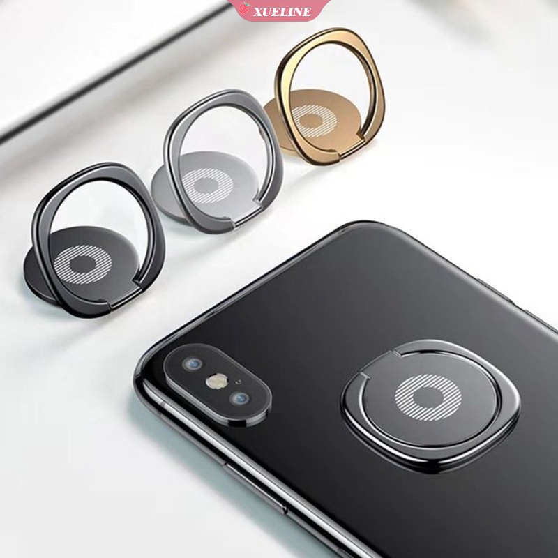 Ring Stand Holder Hp Bentuk Bulat Tipis Ringan Bisa Berputar 360 Derajat