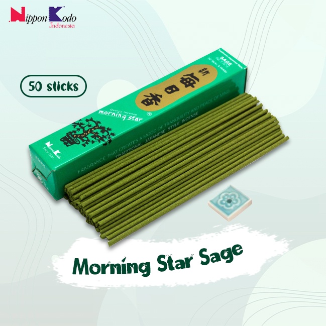 Dupa/hio Jepang wangi harum aromaterapi Morning Star Sage 50 stick