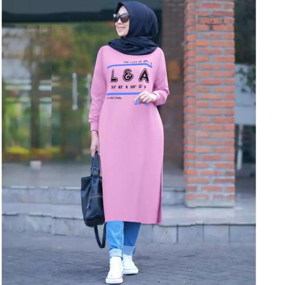 Baru - TUNIK WANITA / TUNIK WANITA DEWASA JUMBO / TUNIK WANITA 2020 KEKINIAN MOTIF L&A