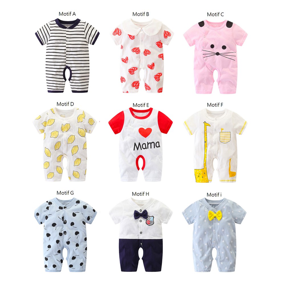 Jumper Bayi / Baju Kodok Segiempat Bayi 