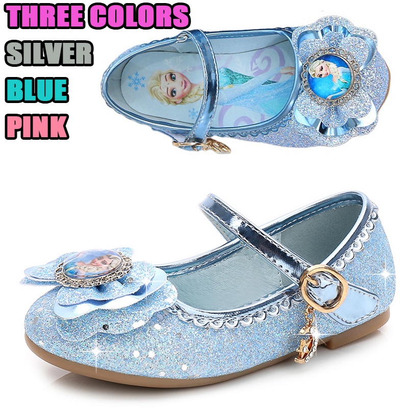 Sepatu Frozen Anak Perempuan 24-37 Sepatu Princess Elsa Anna Girl Party FLAT Shoes Anak