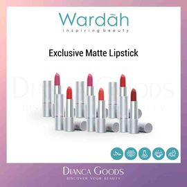 WARDAH Exclusive Matte Lipstick Series | Pink / Magenta / Red / Orange / Peach / Dark Red / True Red