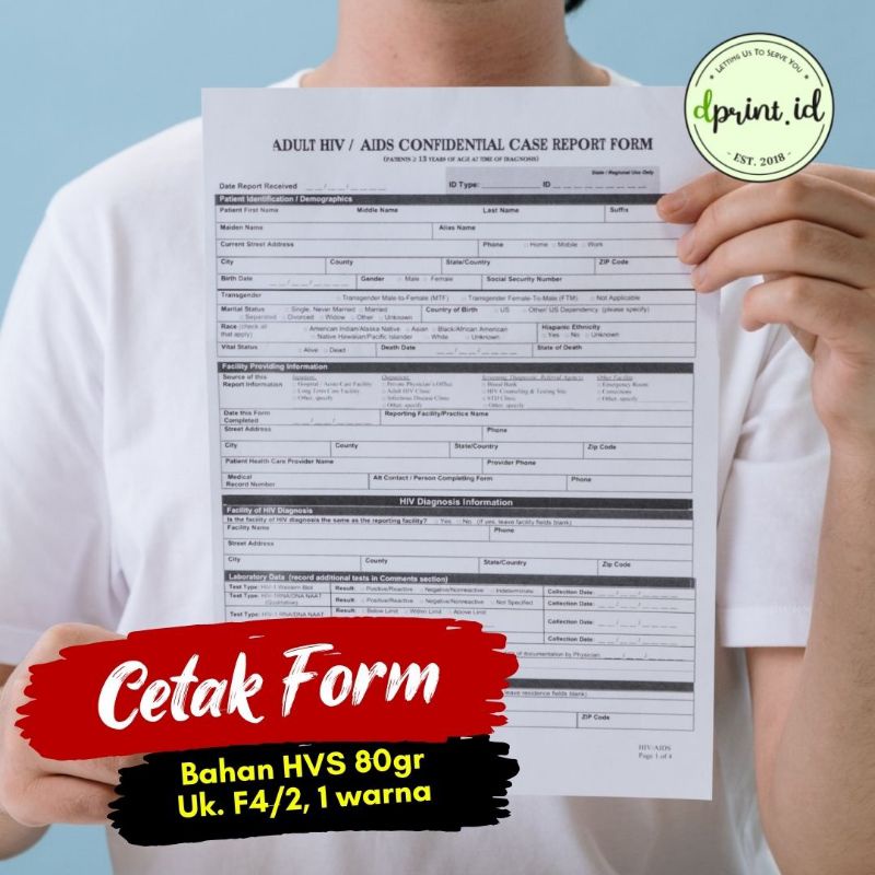 

Cetak Form Surat Kop Surat HVS 1 Warna isi 100 lbr Uk. F/2
