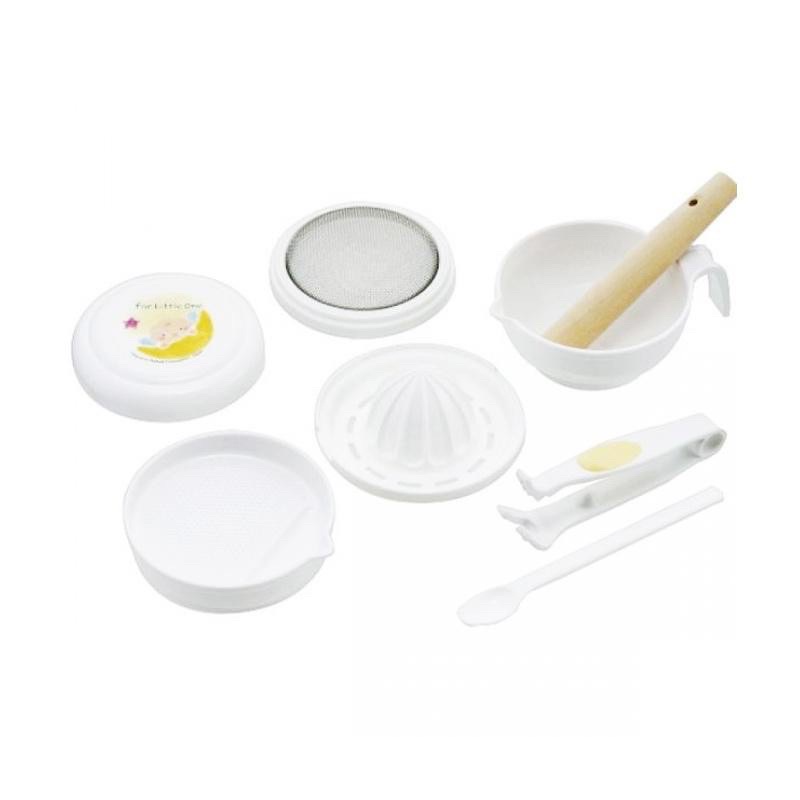 Richell Cooking Set B Food Maker Baby Alat Masak MPASI Bayi Mulai Makan Komplit Set Hadiah Kado Lahiran Newborn