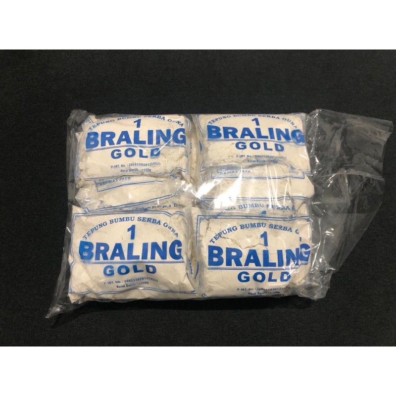 

Tepung Bumbu Serbaguna Braling Gold 150g