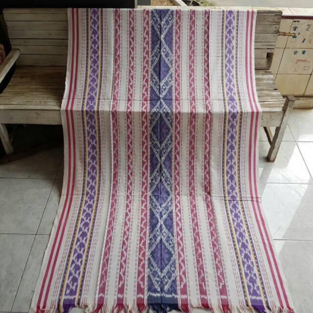 Kain Tenun Blangket Halus(Aneka Motif Putih)