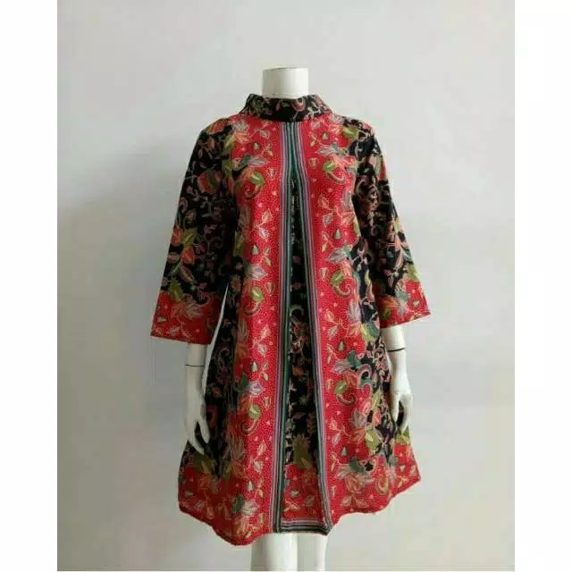 Tunik Batik 66 (xs S M L Xl Xxl Xxxl)