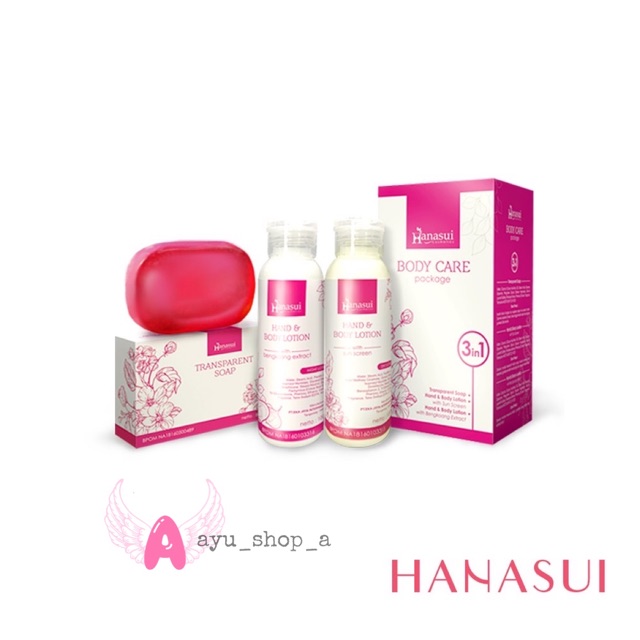 Hanasui Body Care 3In1 Paketan