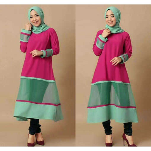 ONF Ruby hijab blouse atasan top pakaian muslim wanita