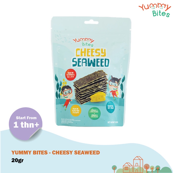 Yummy Bites Cheesy Seaweed - Camilan NON MSG