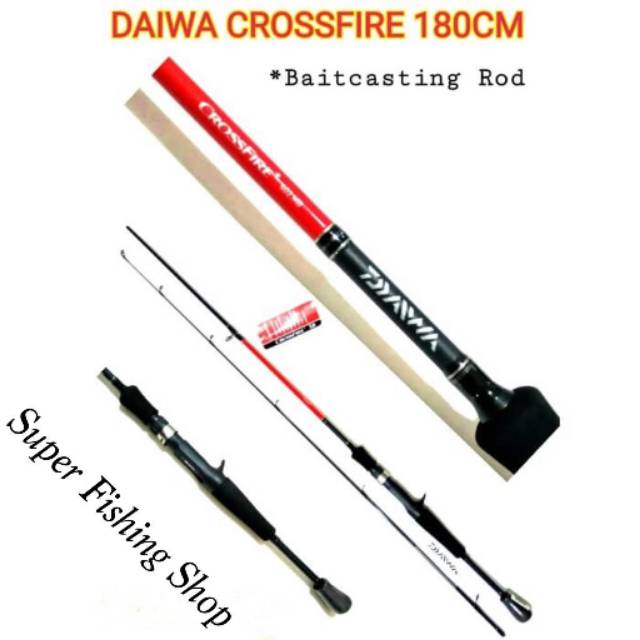 Joran Baitcasting Daiwa Crossfire 180cm 8-17lb