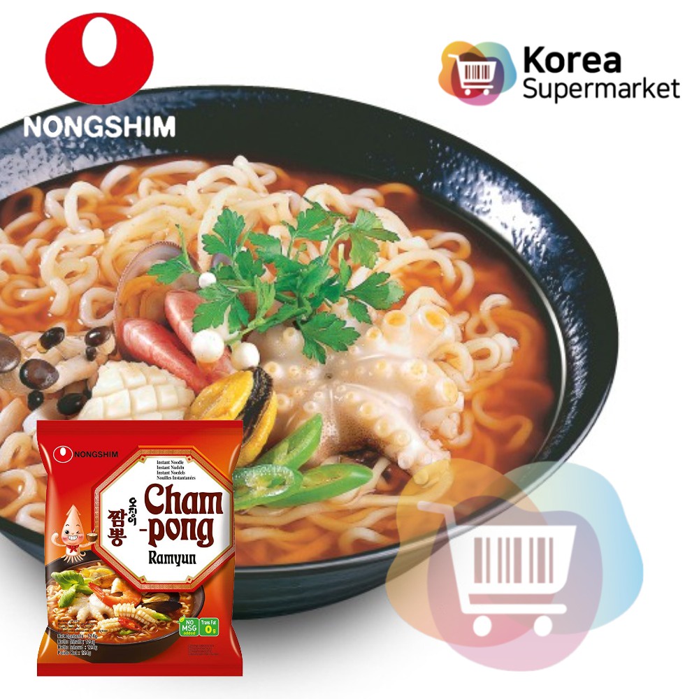 [PRODUK DISKON] Nongshim Champong Mie Instan Cumi-Cumi 124 gr