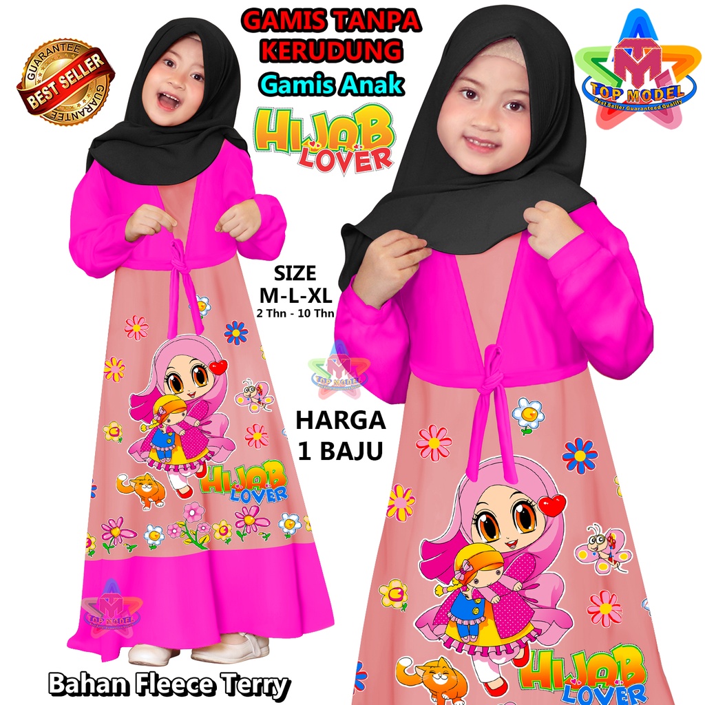 Gamis anak anak, Gamis anak Hijab Lovers, TM 00056 gamis anak trend, gamis anak termurah, gamis anak animasi