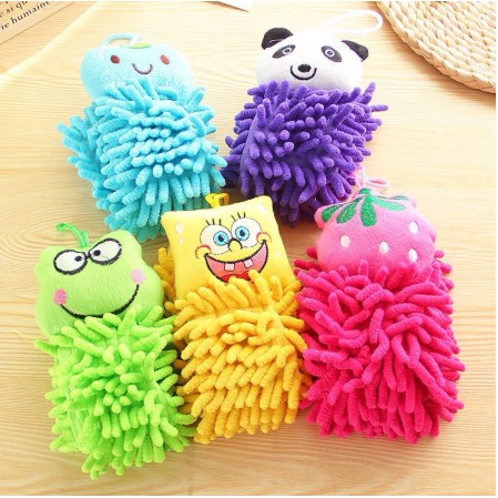 Lap Tangan Microfiber IMPOR / Hand Towel / Lap Tangan Cendol / Lap Tangan Unik Karakter Lucu Imut