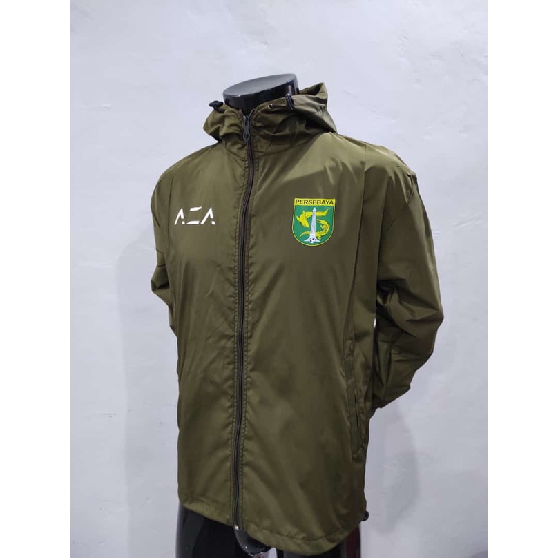 JAKET PARASUT WATERPROOF TRAINING PERSEBAYA SURABAYA